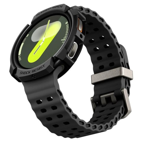 Etui Spigen Rugged Armor na Samsung Galaxy Watch 8 40 mm - czarny mat