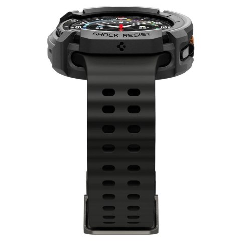 Etui Spigen Rugged Armor na Samsung Galaxy Watch 8 Classic 46 mm - czarny mat