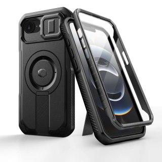 Etui Tech-Protect Kevlar Magsafe na iPhone 16e - czarne