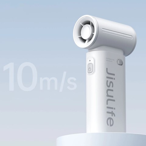 Mini dmuchawa Jisulife Handheld Fan Life9 3600mAh przenośny wiatraczek wentylator USB - szary