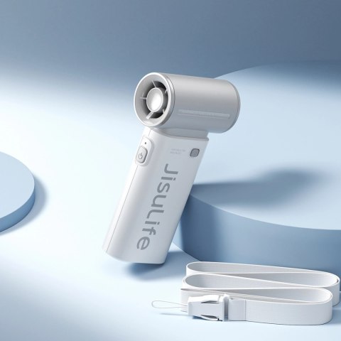 Mini dmuchawa Jisulife Handheld Fan Life9 3600mAh przenośny wiatraczek wentylator USB - szary