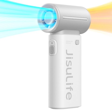 Mini dmuchawa Jisulife Handheld Fan Life9 3600mAh przenośny wiatraczek wentylator USB - szary