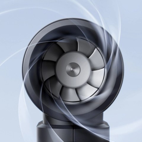 Mini dmuchawa Jisulife Handheld Fan Life9 5000mAh przenośny wiatraczek wentylator USB - czarny