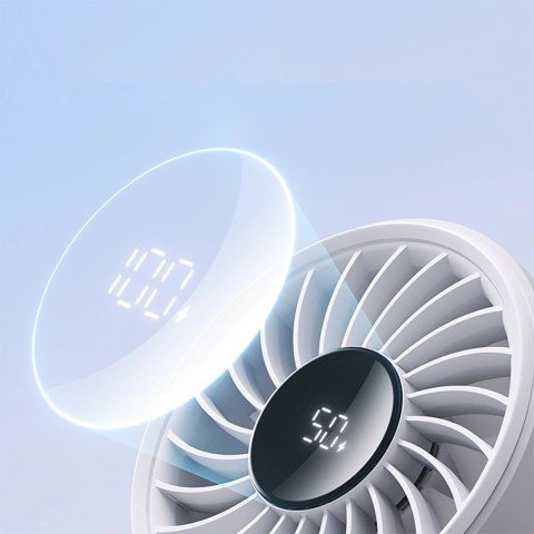 Mini wentylator Jisulife Handheld Fan Life7 3600mAh przenośny wiatraczek USB - szary