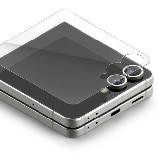 Szkło hartowane Ringke Cover Display Easy Slide 2-pack na Samsung Galaxy Z Flip 7 - przezroczyste