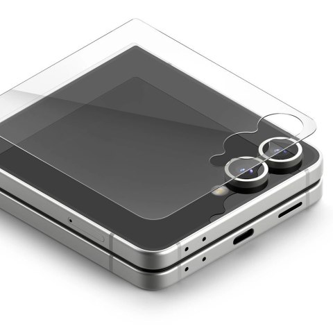 Szkło hartowane Ringke Cover Display Easy Slide 2-pack na Samsung Galaxy Z Flip 7 - przezroczyste