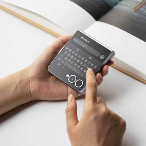 Szkło hartowane Ringke Cover Display Easy Slide 2-pack na Samsung Galaxy Z Flip 7 - przezroczyste