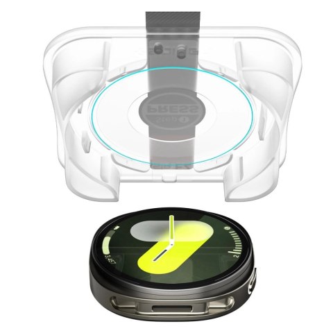 Szkło hartowane Spigen Glas.TR "Ez-Fit" na Samsung Galaxy Watch 8 40 mm - przezroczyste