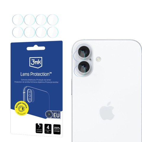 Szkło na obiektyw aparatu 3mk Lens Protection do Apple iPhone 17