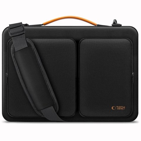 Torba Tech-Protect Defender Bag na laptopa 13-14 - czarno-pomarańczowa
