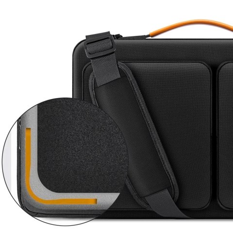 Torba Tech-Protect Defender Bag na laptopa 13-14 - czarno-pomarańczowa