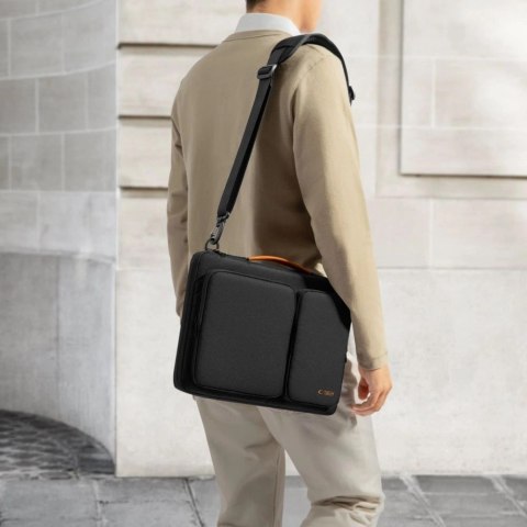 Torba Tech-Protect Defender Bag na laptopa 13-14 - czarno-pomarańczowa