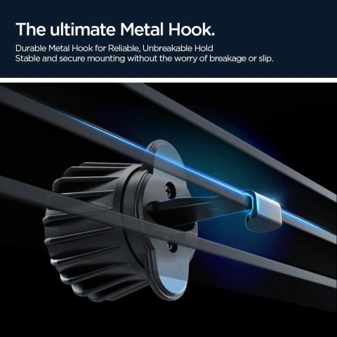 Uchwyt samochodowy Spigen MFT13 MagSafe na kokpit lub kratkę nawiewu - czarny