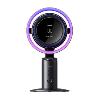 Wentylator turbinowy Jisulife Table Fan Pro3 10000mAh biurkowy z filtrem - ciemnoszary