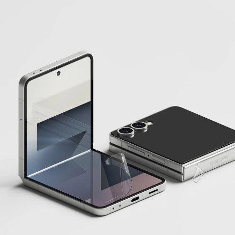 Zestaw ochronny Ringke Protector Pro 3w1 na Samsung Galaxy Z Flip 7 - przezroczyste