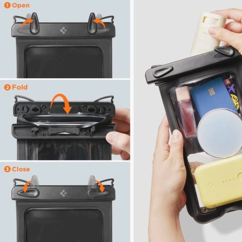 Etui Spigen A603 wodoodporne - czarne