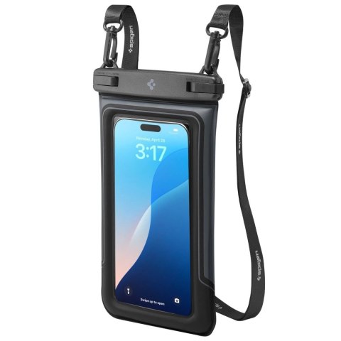 Etui Spigen A611P 2-pack wodoodporne - czarny mat