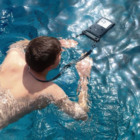 Etui Spigen A611P 2-pack wodoodporne - czarny mat