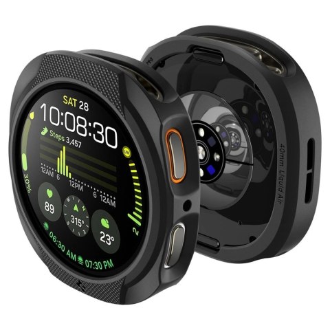 Etui Spigen Liquid Air na Samsung Galaxy Watch 8 40 mm - czarny mat
