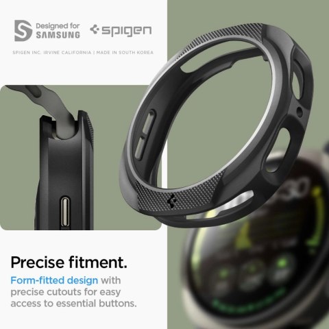 Etui Spigen Liquid Air na Samsung Galaxy Watch 8 40 mm - czarny mat