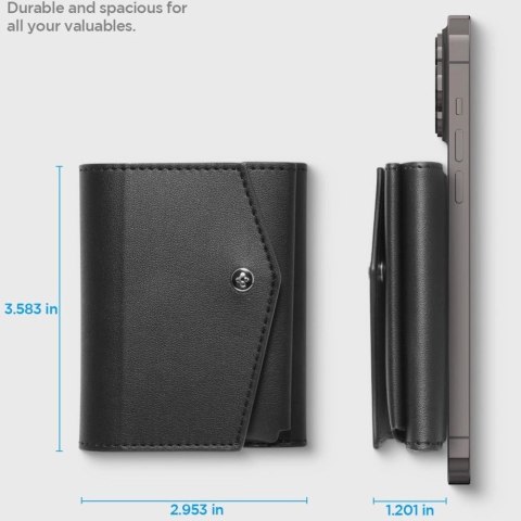 Etui Spigen Valentinus Pro MagSafe - czarne