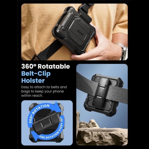 Etui Supcase IBLSN Armorbox na Samsung Galaxy Z Flip 7 - czarne