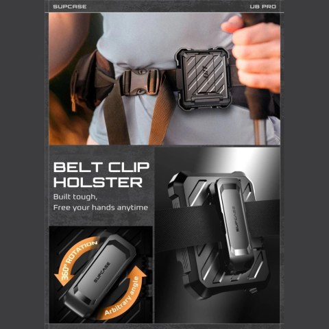 Etui Supcase Unicorn Beetle Pro na Samsung Galaxy Z Flip 7 - czarne