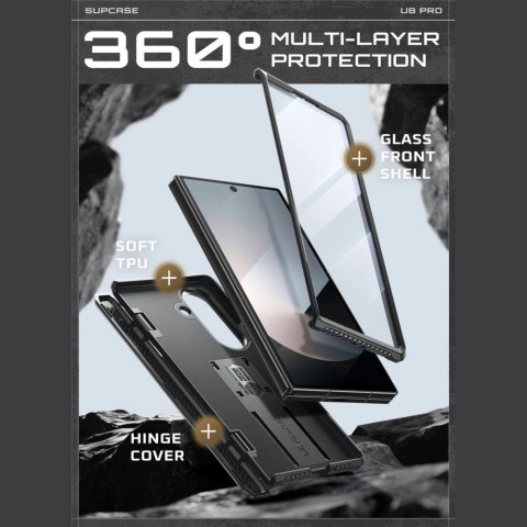 Etui Supcase Unicorn Beetle Pro na Samsung Galaxy Z Fold 7 - czarne