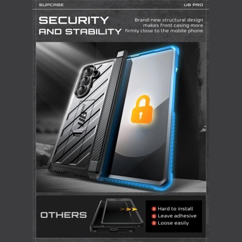 Etui Supcase Unicorn Beetle Pro na Samsung Galaxy Z Fold 7 - czarne