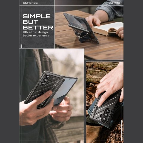 Etui Supcase Unicorn Beetle Pro na Samsung Galaxy Z Fold 7 - czarne