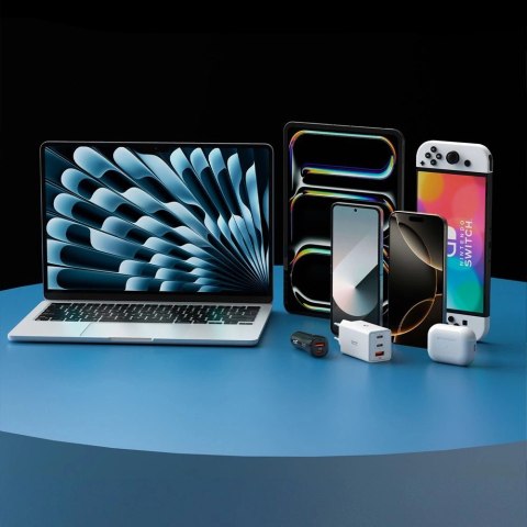 Kabel Spigen EB6020CC 60W + kabel USB-C / USB-C 200 cm - biały