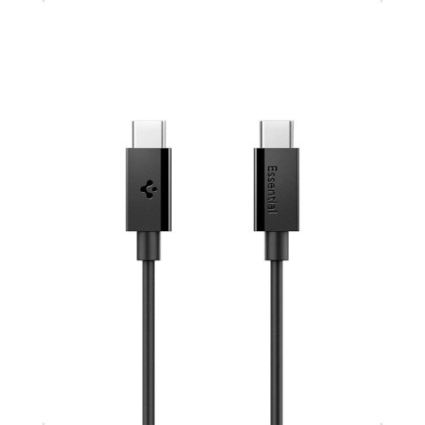 Kabel Spigen EB6020CC 60W + kabel USB-C / USB-C 200 cm - czarny