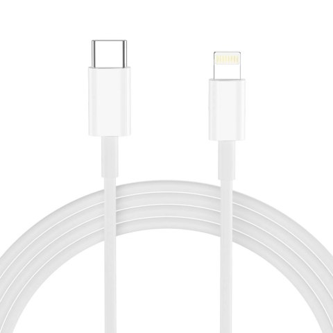 Ładowarka sieciowa Tech-Protect NCA30 PD 30W QC3.0 USB-A / USB-C + Kabel USB-C / Lightning 100cm - biała