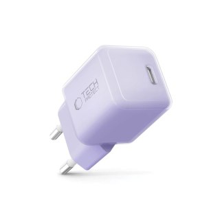 Ładowarka sieciowa Tech-Protect NCM25 USB-C PD 25W - fioletowa