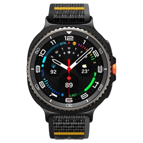 Pasek Spigen Athlex Air na Samsung Galaxy Watch 40 / 44 / 46 mm - czarno-żółty