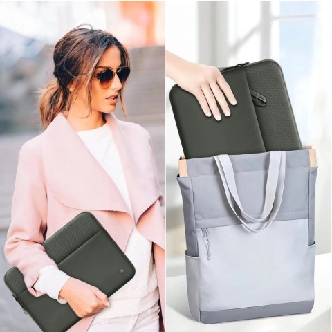 Torba Tech-Protect Sleeve na laptopa 13-14 - zielona