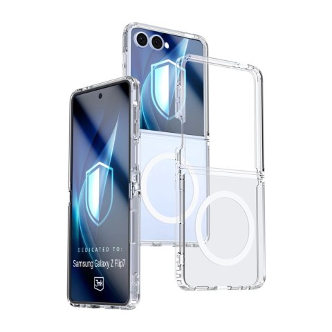Etui 3mk Armor MagCase na Samsung Galaxy Z Flip 7 - przezroczyste