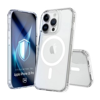 Etui 3mk Armor MagCase na iPhone 16 Pro - przezroczyste