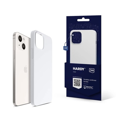 Etui 3mk Hardy Silicone MagCase na iPhone 14 Plus - białe Etui 3mk Hardy Silicone MagCase na iPhone 14 Plus - białe
