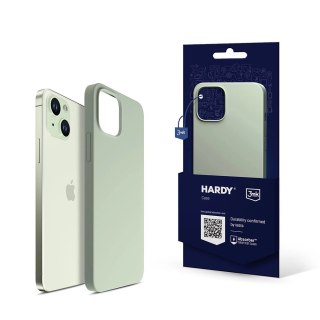 Etui 3mk Hardy Silicone MagCase na iPhone 15 - zielone