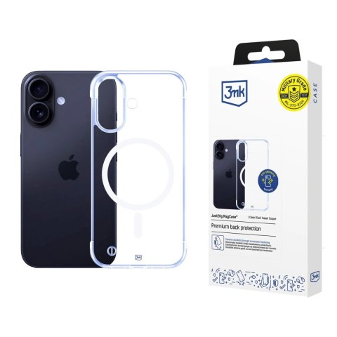 Etui 3mk Just20g MagCase na iPhone 16 Plus - przezroczyste Etui 3mk Just20g MagCase na iPhone 16 Plus - przezroczyste