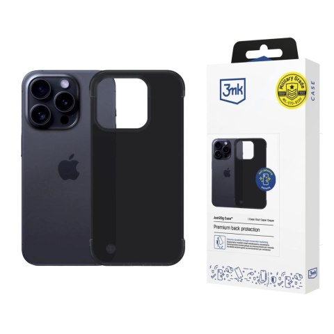 Etui 3mk Just20g Matt Case na Apple iPhone 16 Pro Max - czarne matowe Etui 3mk Just20g Matt Case na Apple iPhone 16 Pro Max - czarne matowe