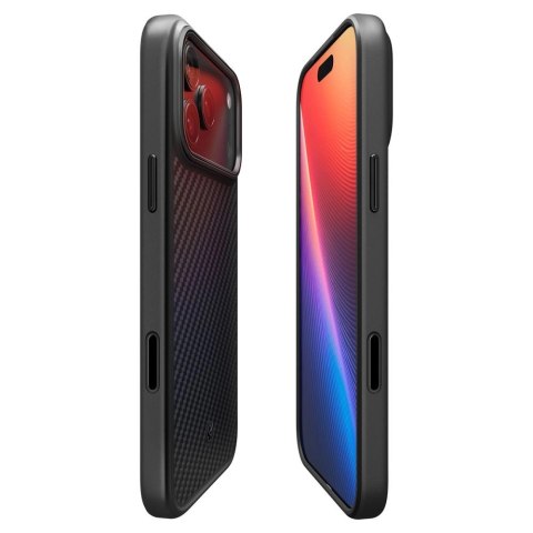Etui Spigen Enzo Aramid "T" MagSafe na iPhone 17 Pro Max - czarne
