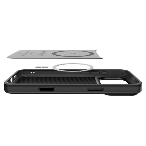 Etui Spigen Enzo Aramid "T" MagSafe na iPhone 17 Pro Max - czarne