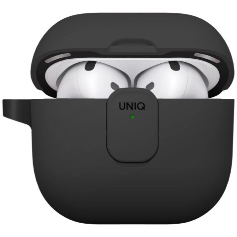 Etui UNIQ Clyde Lock Case do AirPods 4 - czarne