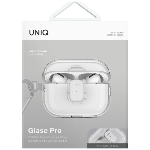 Etui UNIQ Glase Pro do AirPods Pro 2 - przezroczyste