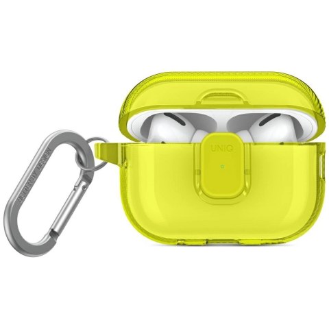 Etui UNIQ Glase Pro do AirPods Pro 2 - żółte