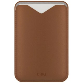 Magnetyczny portfel UNIQ Lyden Evo na telefon - brązowy