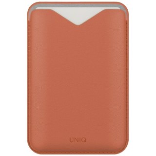 Magnetyczny portfel UNIQ Lyden Evo na telefon - pomarańczowy