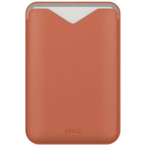 Magnetyczny portfel UNIQ Lyden Evo na telefon - pomarańczowy